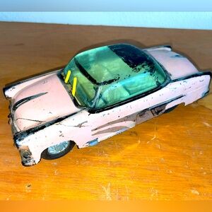 Vintage 1950s Irwin Ford Sunliner Friction Car. Collectible Toy Moving Wipers.